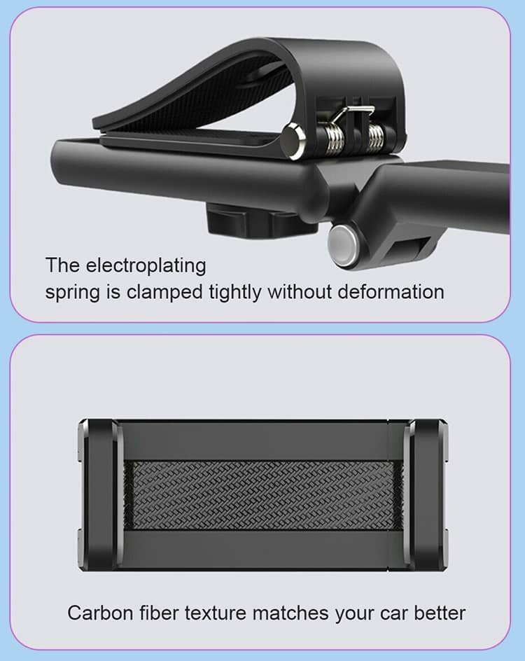 Support de téléphone pour pare-soleil de voiture